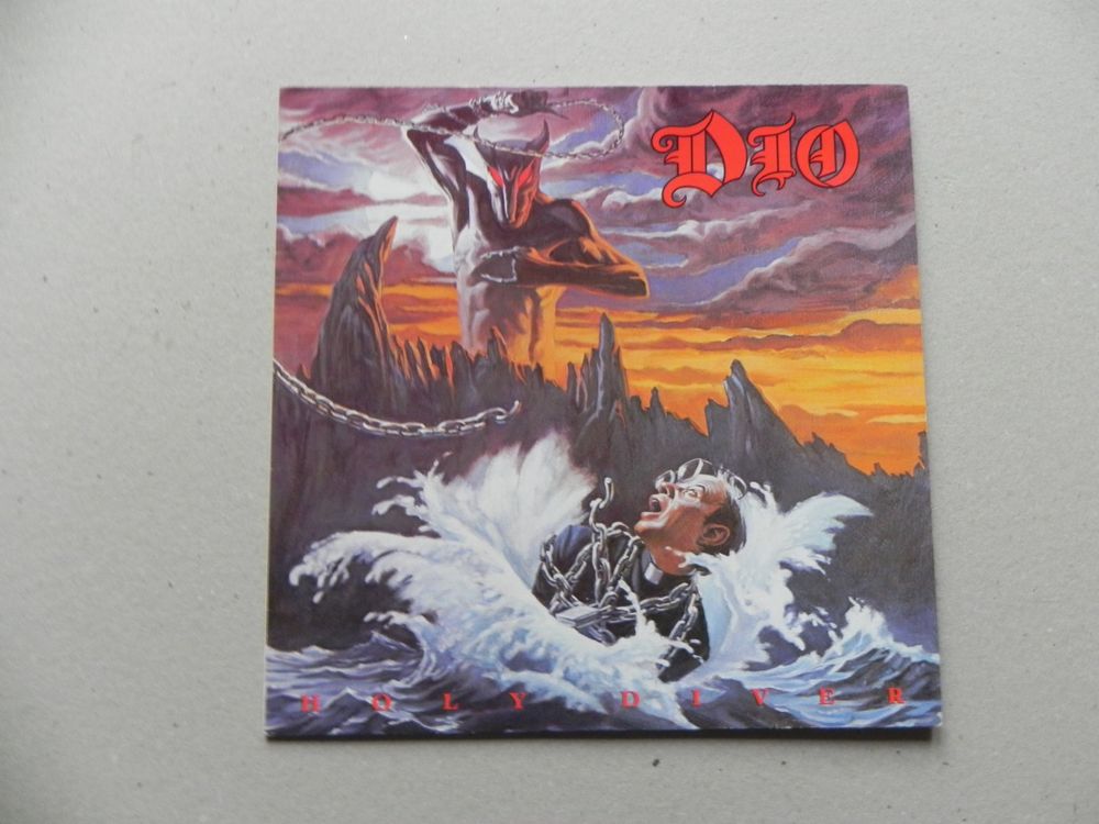 LP Heavy Metal Band Dio 1983 Holy Diver Made in Germany Kaufen auf