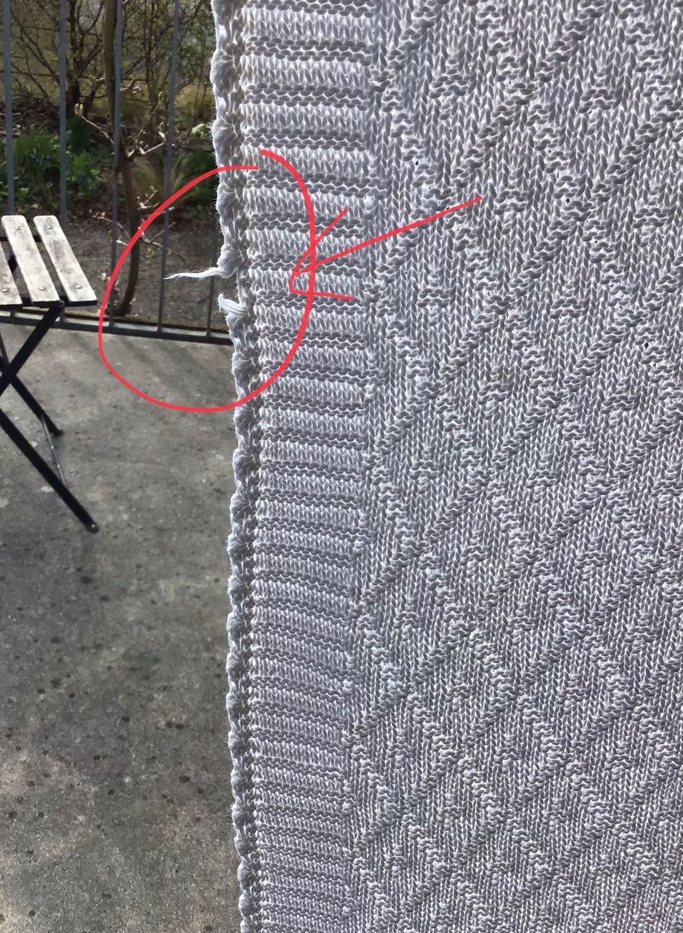 Coperte: Decke, Baumwolle, Handarbeit, gestrickt – Usato da Lenzburg venduto da dbr_hf8w 7