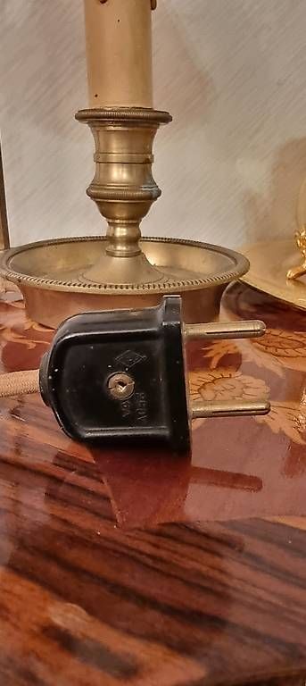 Lampade: Orginale, Antike Bouillotte Tischlampe – Usato da Kaufdorf venduto da Nati-Nati 5