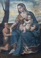 Museale Madonna mit Kind um 1700