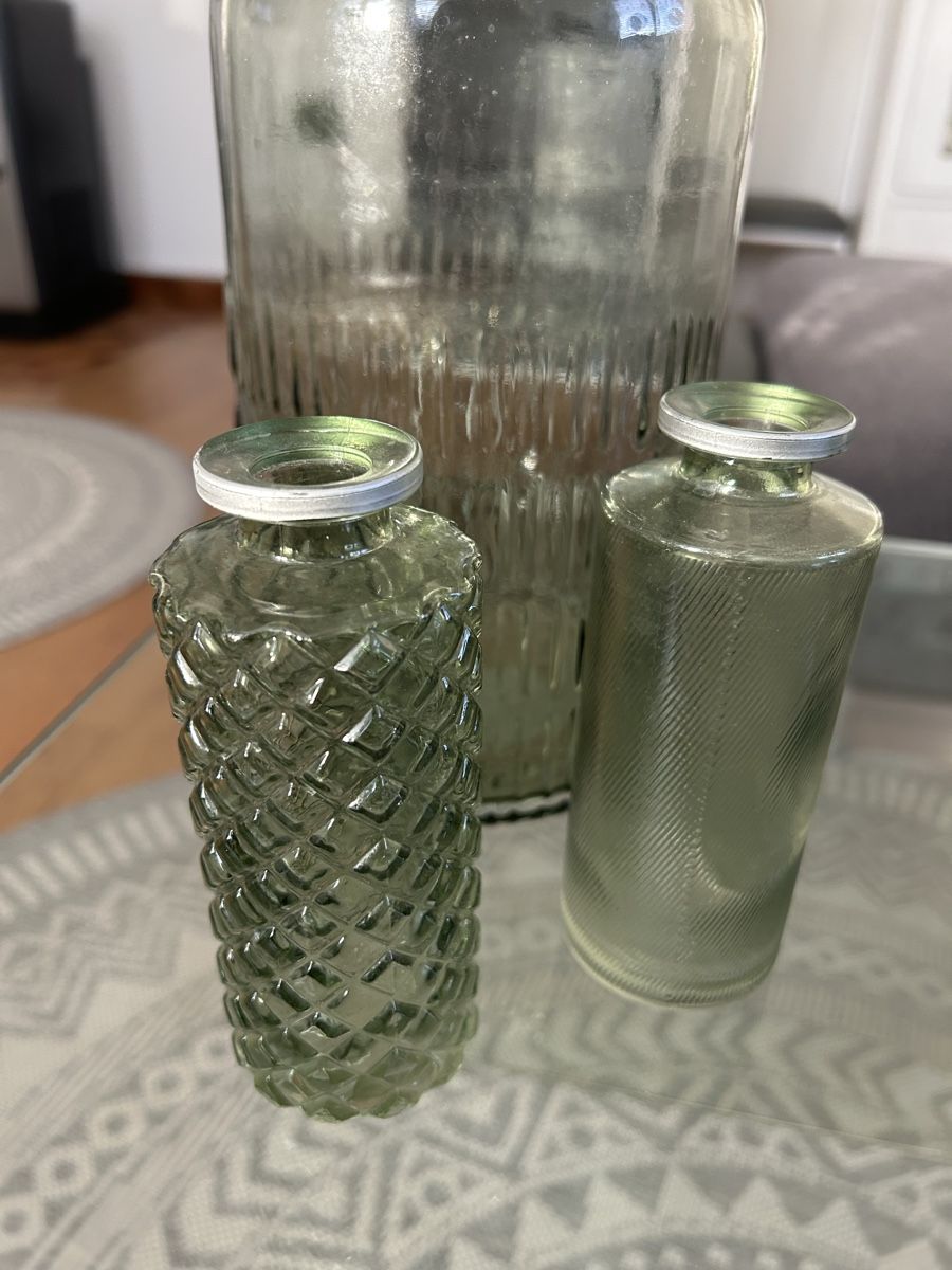 Vasi & Recipienti: 3er Set Vasen, Vintage Glasdesign – Usato da Gunten venduto da starfish3 6