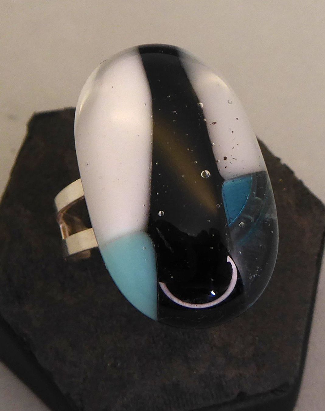 Anelli: Ring 925 Silber, mit synthetischem Stein – Usato da Muri AG venduto da Lineli2020 1
