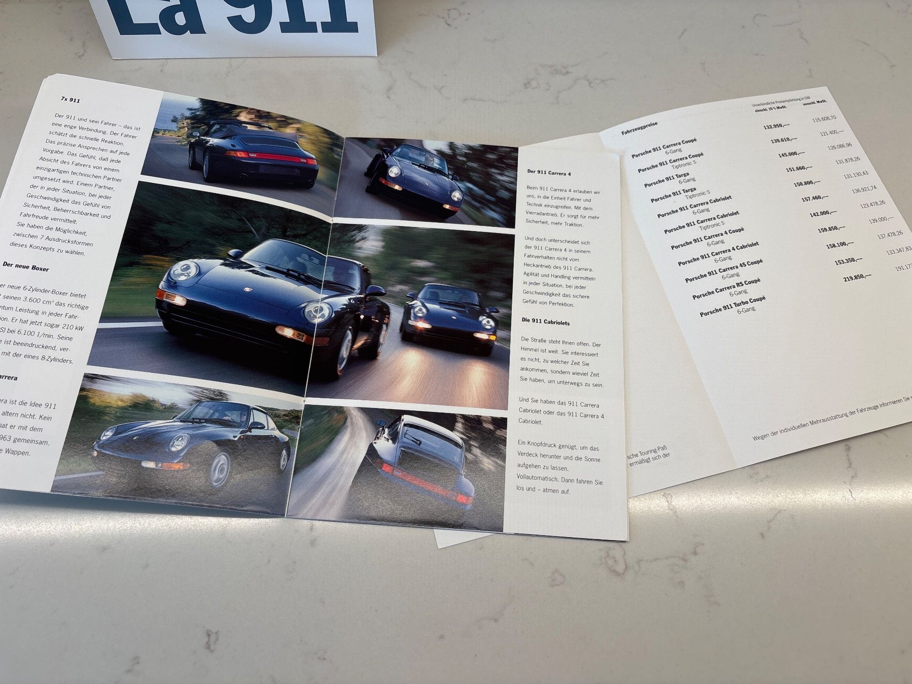 Porsche Dokumente: Porsche 911 broschure – Gebraucht aus Gollion von Hampton 1