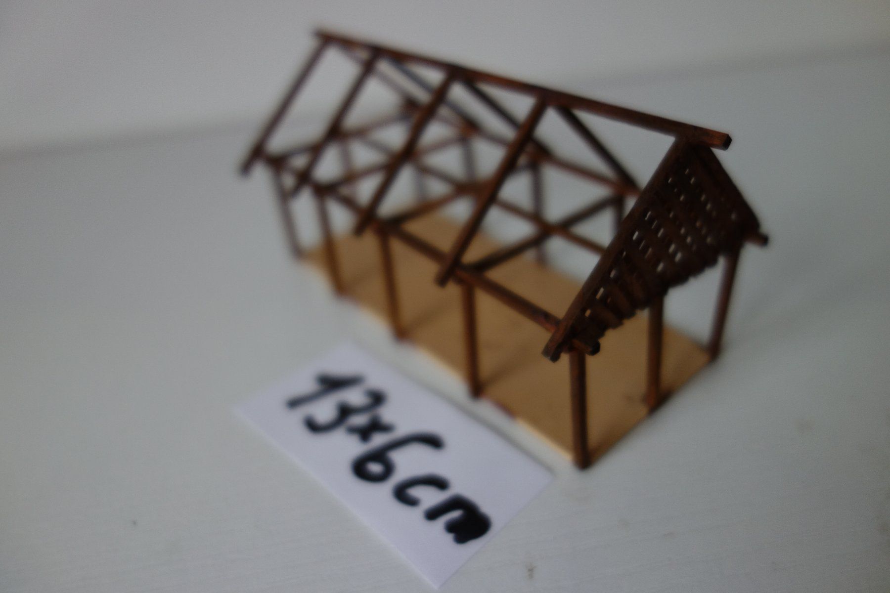 Modelleisenbahnen: H0 Stall / Scheune im Bau (Häuser 27) – Gebraucht aus Schachen b Herisau von Locophon 2