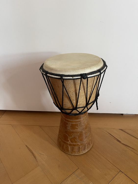 Handgemaakte Brede Top Djembe Drum - 30 cm - Beschadigd