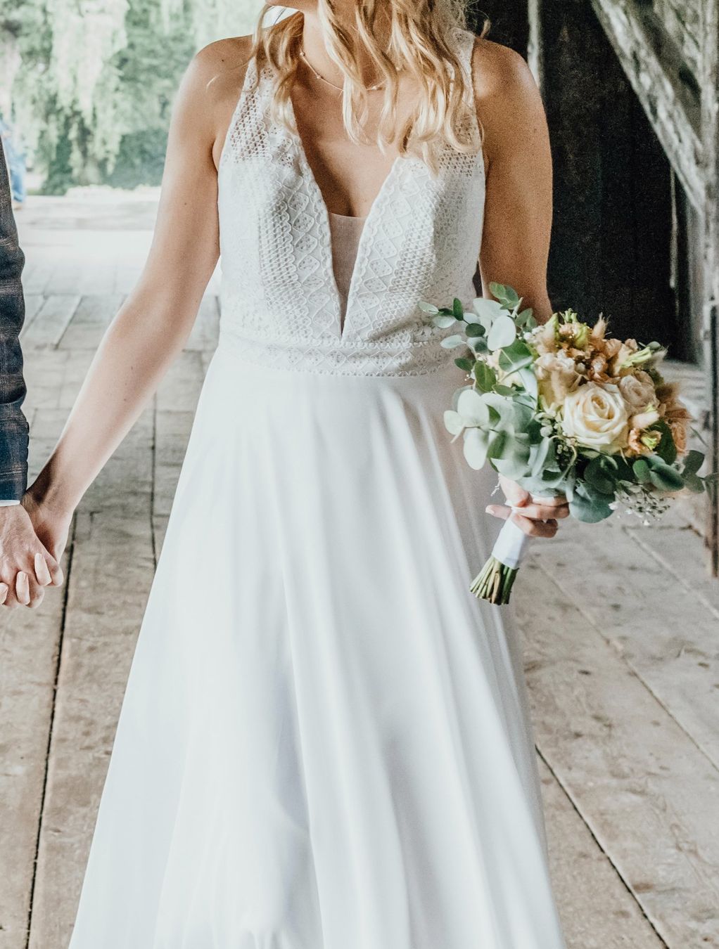 Kleider: Secondhand Brautkleid, Grösse 36-38 – Gebraucht aus Brunnen von Herzig-Brautmode
