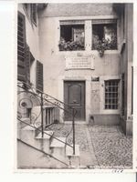 Zürich Geburtshaus G. Keller 1953