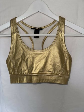 goldiger Sport BH Bikini Oberteil Gr. 36 XS