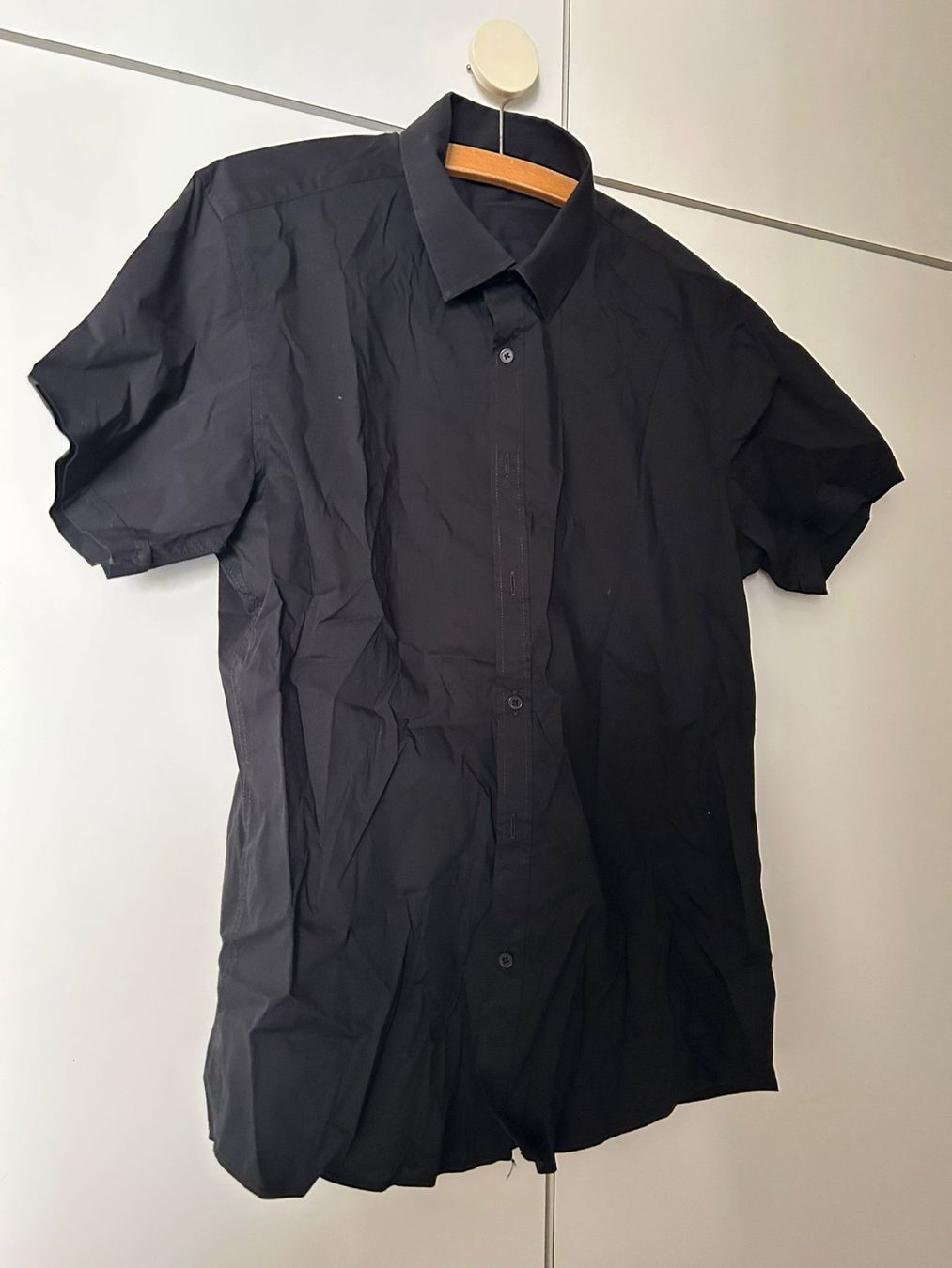 Chemises: Camicia nera Enos Jeans tg.XL – D'occasion à Melano par H-Sara