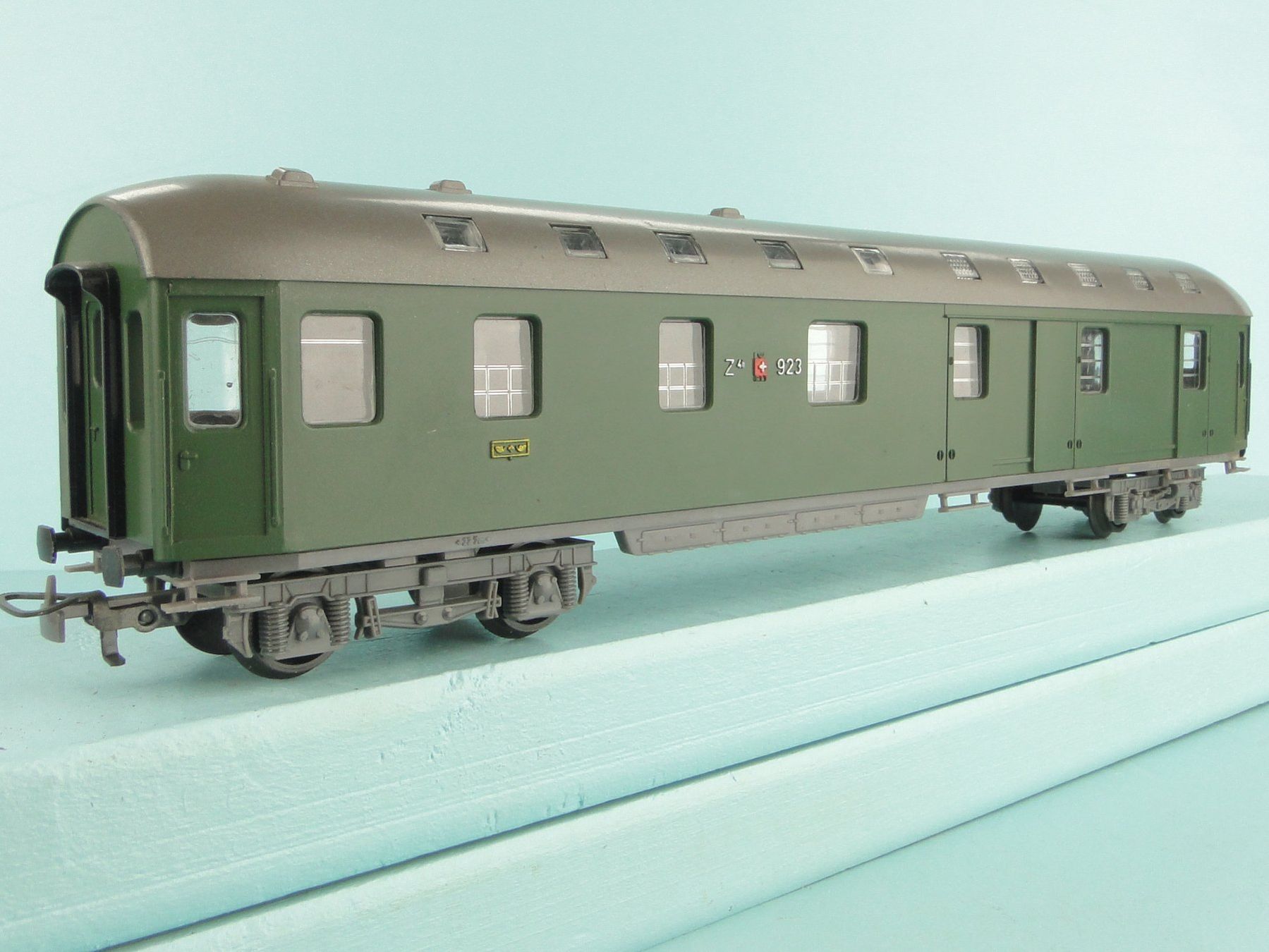 Kleinbahn Modellini di ferrovie: Kleinbahn 383 SBB Gepäckwagen – Usato da Bülach venduto da cann11 1