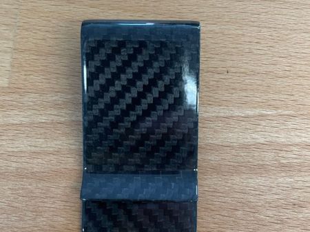 Money Clip. Portemonnaie. Für Noten. CARBON