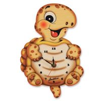 Schildkröte Pendeluhr Holz Bartolucci