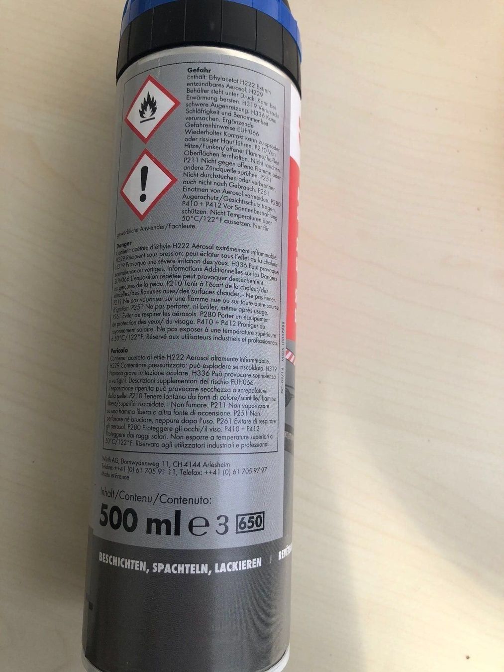 Würth Tutti gli attrezzi: Markierspray blau Safe Top – Nuovo e nell'imballaggio originale da Speicherschwendi venduto da Supersport 2