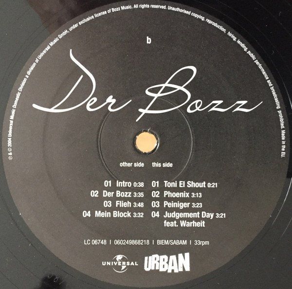 Dischi in vinile: Azad ‎– Der Bozz (2LP) – Usato da Genève venduto da jim.k 5
