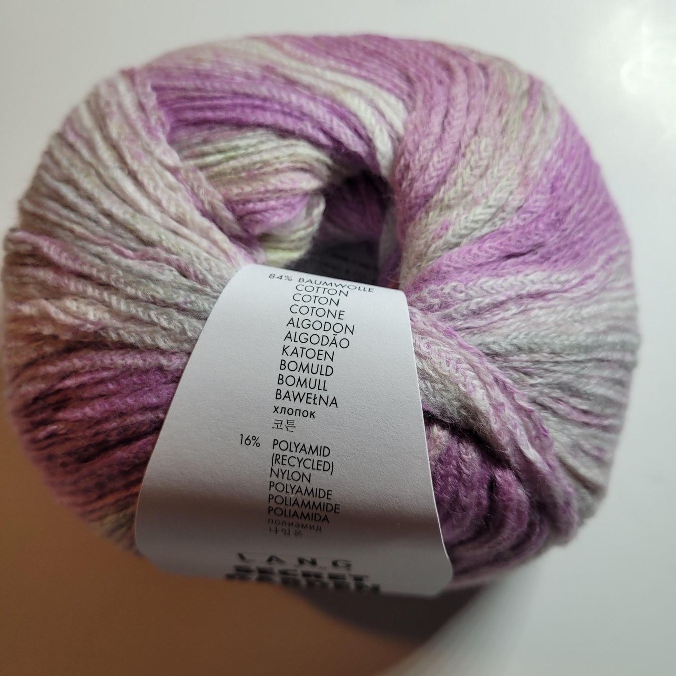 Lang Yarns Lana: SECRET GARDEN - ein farbenfrohes Baumwoll-Mischgarn – Nuovo e nell'imballaggio originale da Burgistein venduto da Azureus58 4