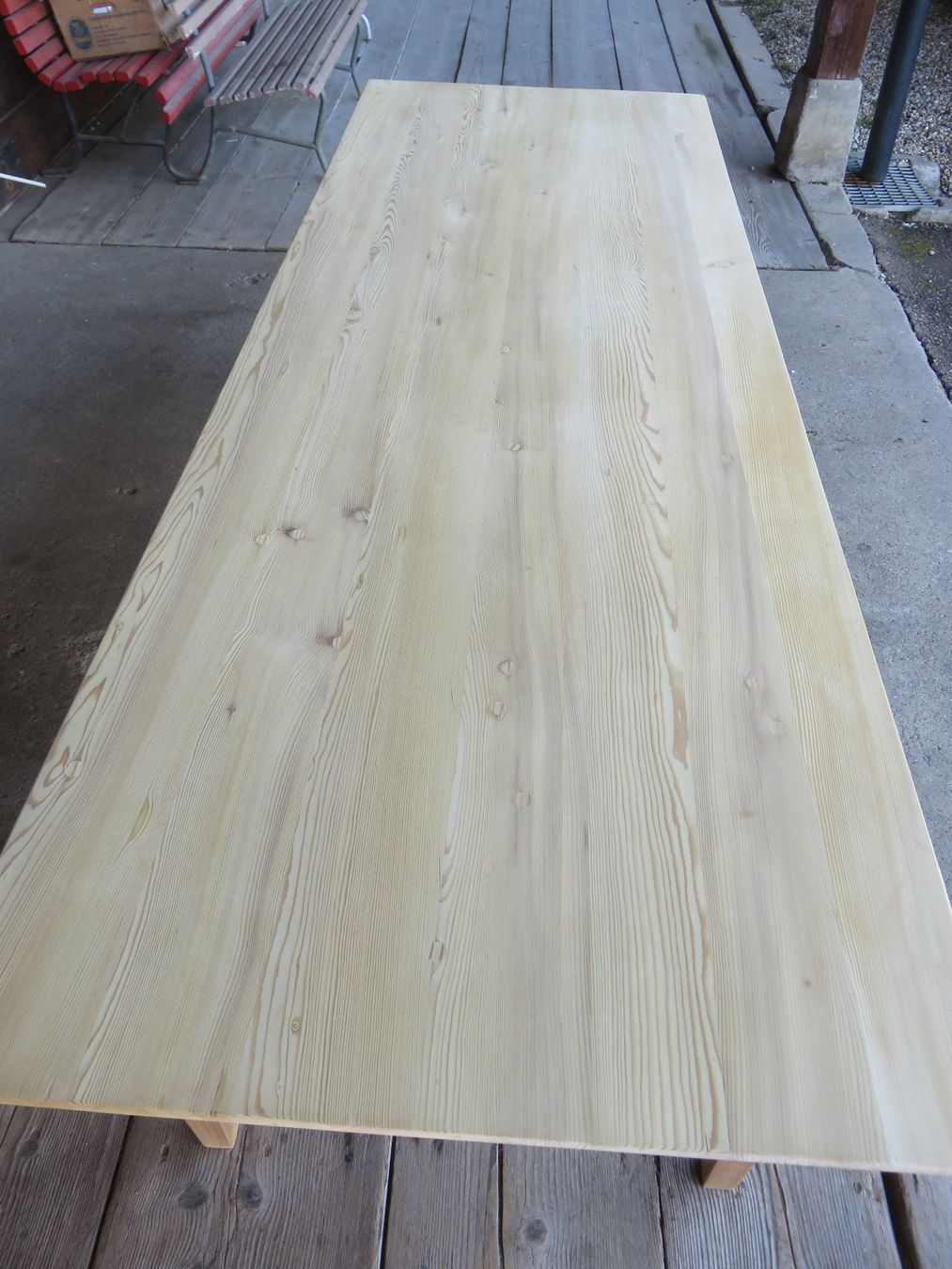 Tables: antiker Biedermeier Tannentisch 260cm – D'occasion à Ruswil par Mfladibus 5