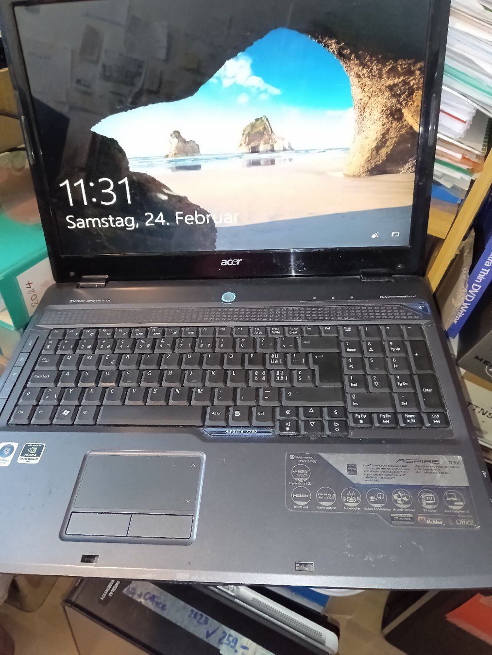 Hewlett Packard Notebook: Notebook acer mit win10/11proff+gratis uhr – Usato da Wila venduto da delphi48 2