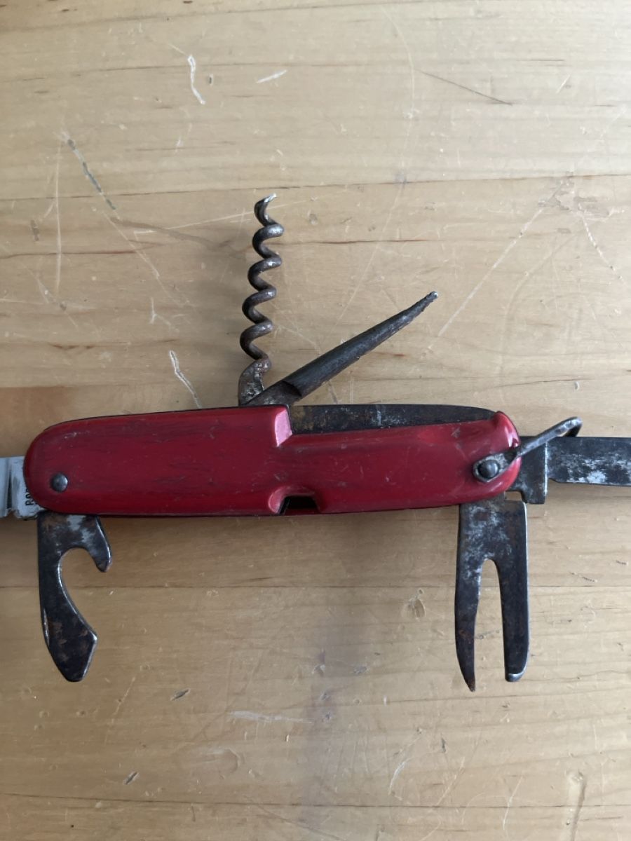 Coltelli tascabile: Vintage Taschenmesser rot – Usato da neuenhof venduto da cocoros 4