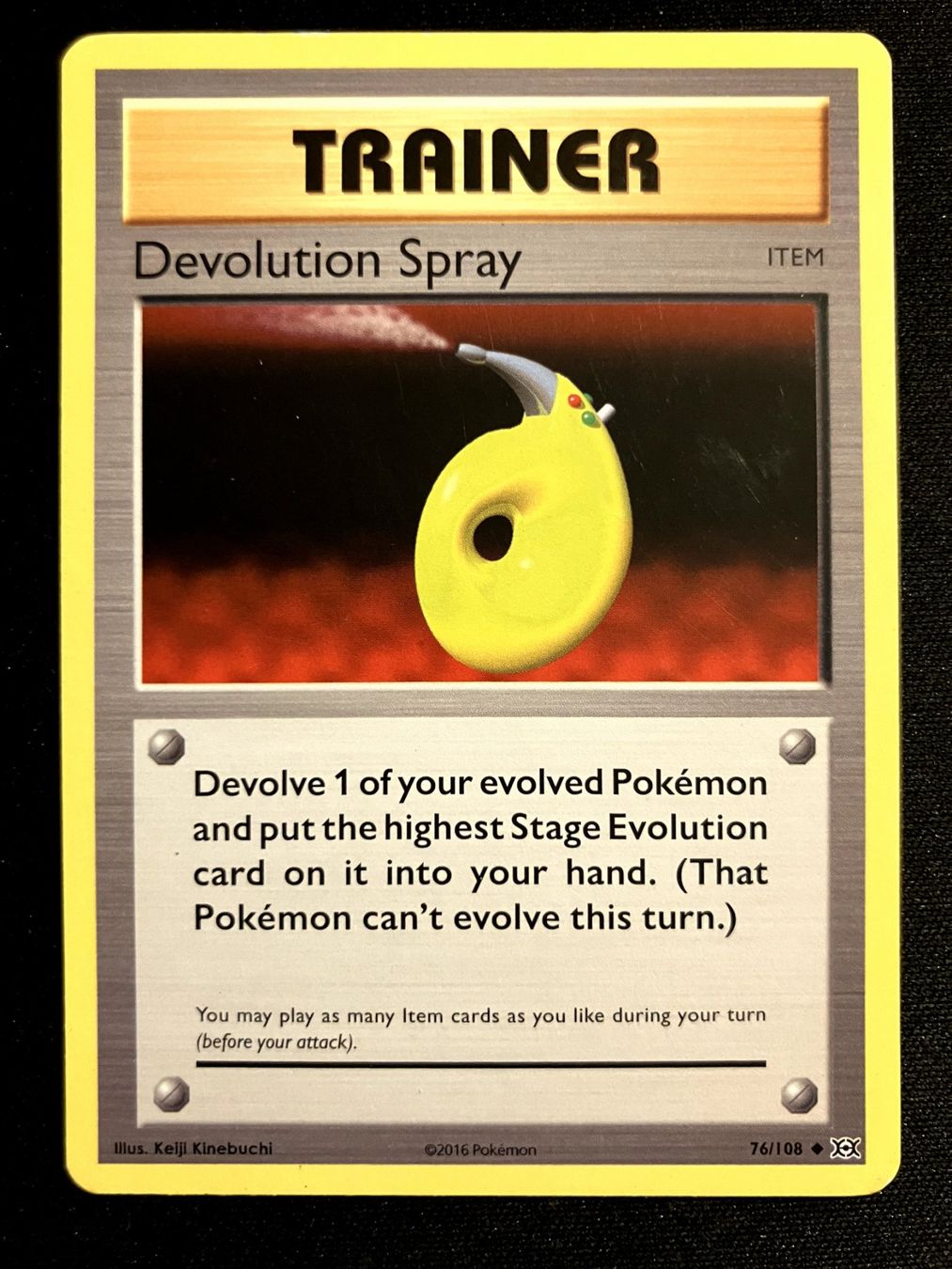 Pokémon Sammelbilder & Trading cards: Pokemon Devolution Spray - Evolutions 76/108 - English – Gebraucht aus Bern von Big_GS