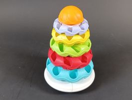 Tour d’anneaux à empiler multicolore