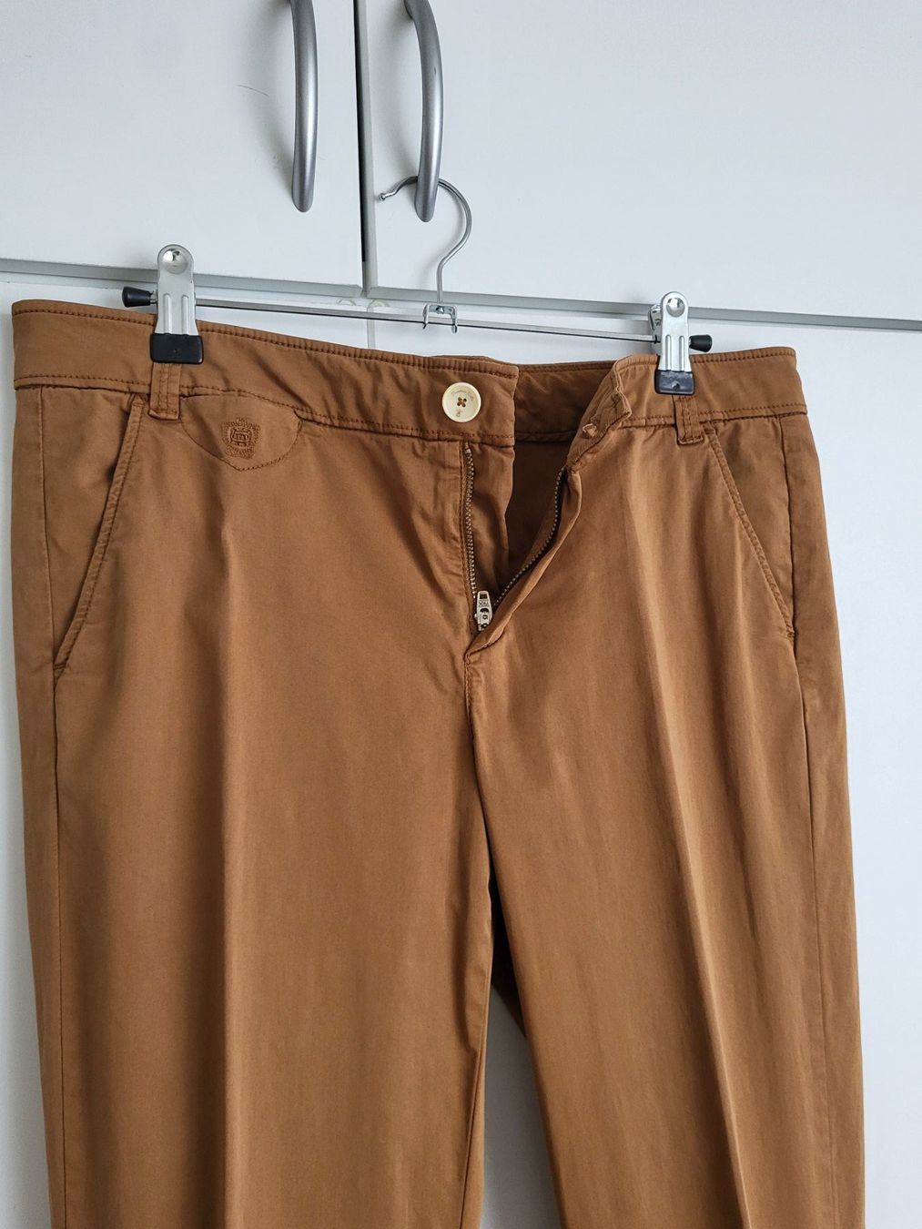 Massimo Dutti Hosen: Massimo Dutti Damenhose Gr.38 - hellbraun, Baumwolle – Gebraucht aus Baar von clar6 4