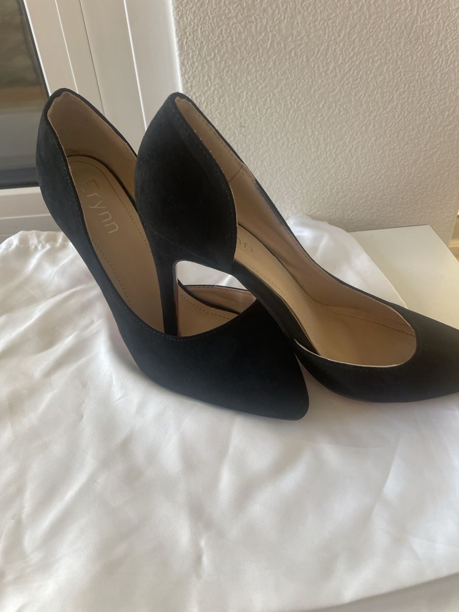 Scarpe da donna: Schwarze Erynn Pumps Gr.36. Wildlederoptik – Nuovo (secondo la descrizione) da Winterthur venduto da Lili3435 3