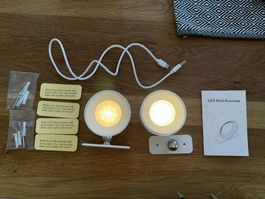 LED Akku Wandleuchte mit Magnetbefestigung