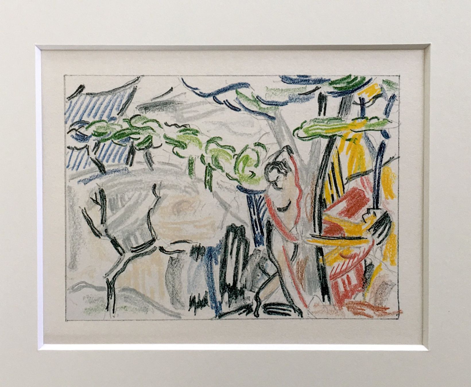 Grafica & Litografie: ROY LICHTENSTEIN    "FIGURES IN LANDSCAPE" – Usato da Nennigkofen venduto da Sommersonnen 2
