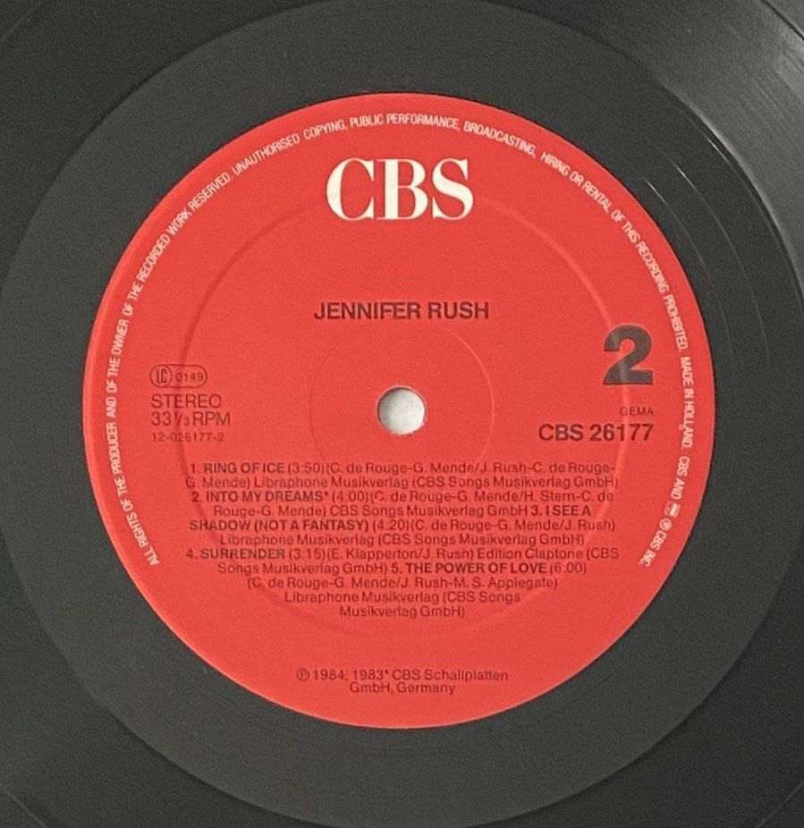 Dischi in vinile: Jennifer Rush – Usato da Flums venduto da Empe1 3