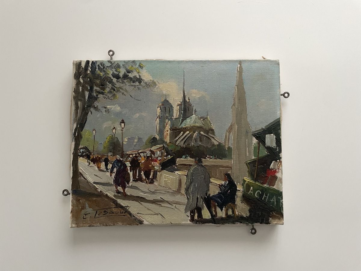 Dipinti: Gemälde von E. Le Saout, Paris – Usato da Zofingen venduto da silbosja