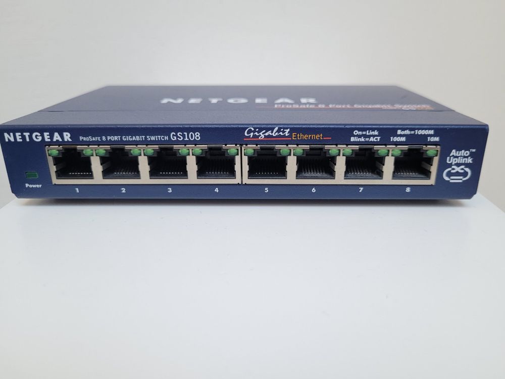 NETGEAR ProSafe 8 Port Gigabit Switch GS108 (Gebraucht) in Bauma für ...