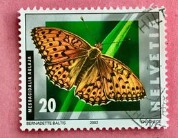 Nr.1062 Grosser Permutterfalter Schmetterlinge GESTEMPELT 