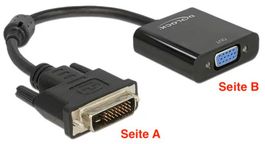 DeLock 65658 Monitor Adapter DVI-zu-VGA Konverter ST/BU
