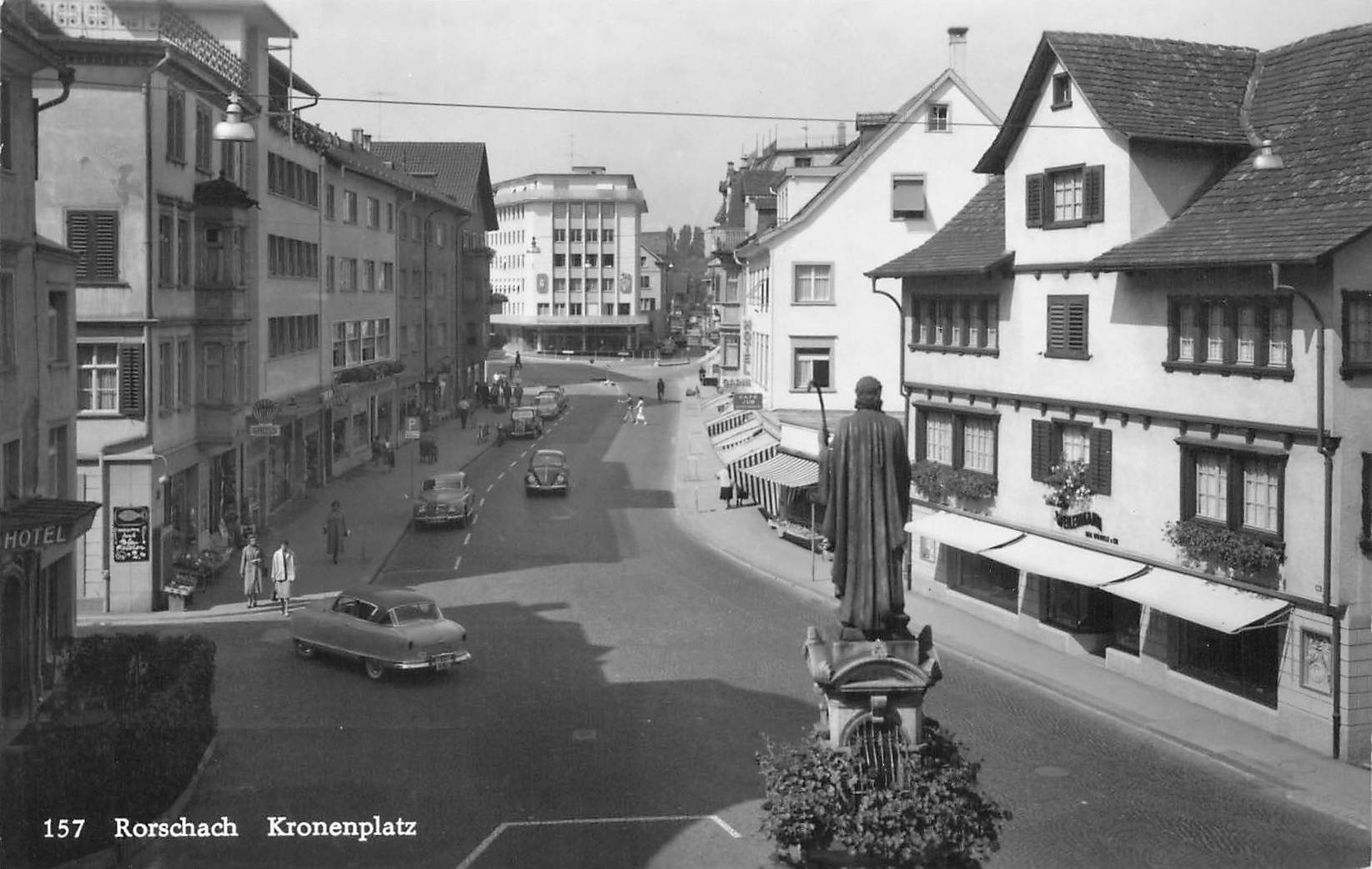 Cartes postales: Rorschach (SG) Kronenplatz Oldtimer – D'occasion à Biasca par Blenio71