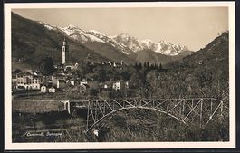 Centovalli, Ortsansicht mit Kirche und I