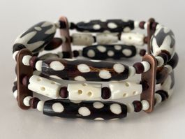 Armband aus Naturmaterialien Horn + Holz