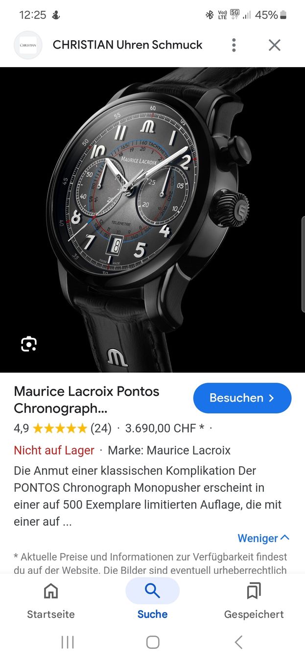 Maurice Lacroix Orologi: Uhr Maurice lacroix 41 – Usato da Illnau venduto da spetim03
