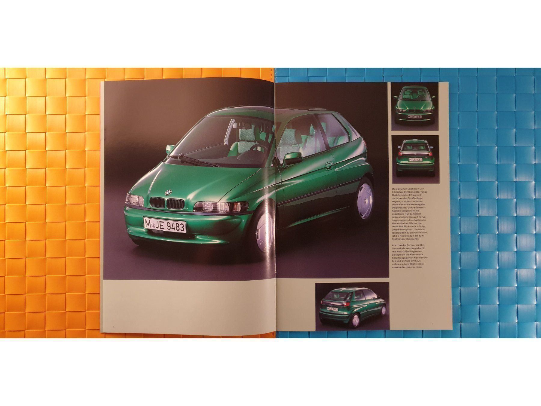 Riviste & Magazine: BMW CONCEPT CAR - Z13 / E1 - Prospekt / Katalog – Usato da Viganello venduto da CARLiteratur 6