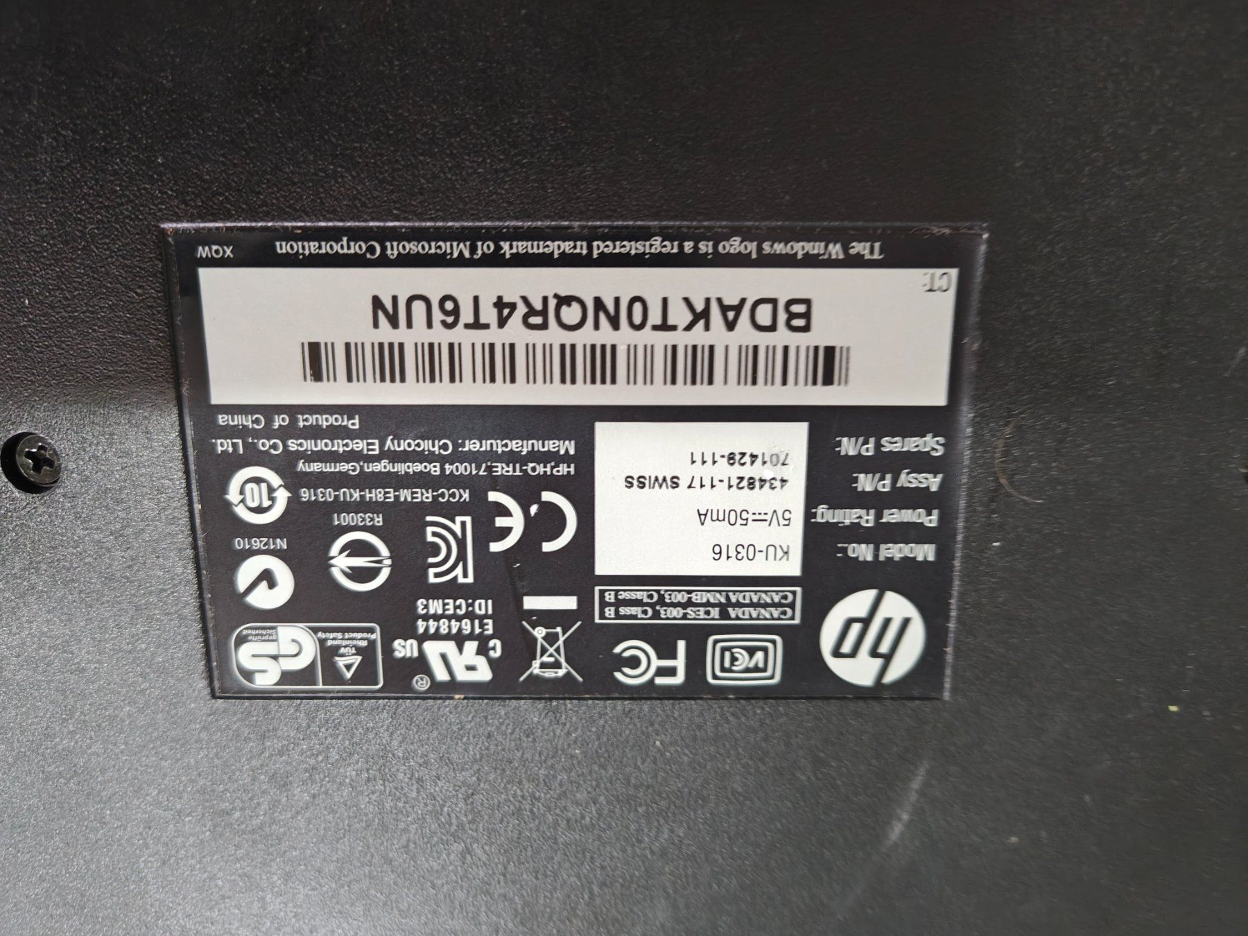 Hewlett Packard Tastiere: 5 Stück Tastatur – Usato da Uerkheim venduto da Justi.y 3