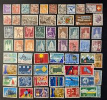 SCHWEIZ SAMMLUNG AUS 1934 LANDSCHAFT - 1969 50 J. FLUGPOST G