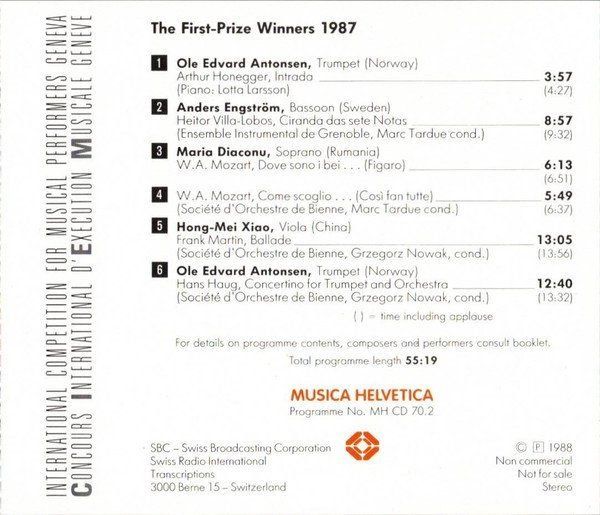 CD: Ole Edvard Antonsen, Anders Engström, Maria Diaconu, H-M Xi, – Usato da Unterbäch venduto da tuqsa 1
