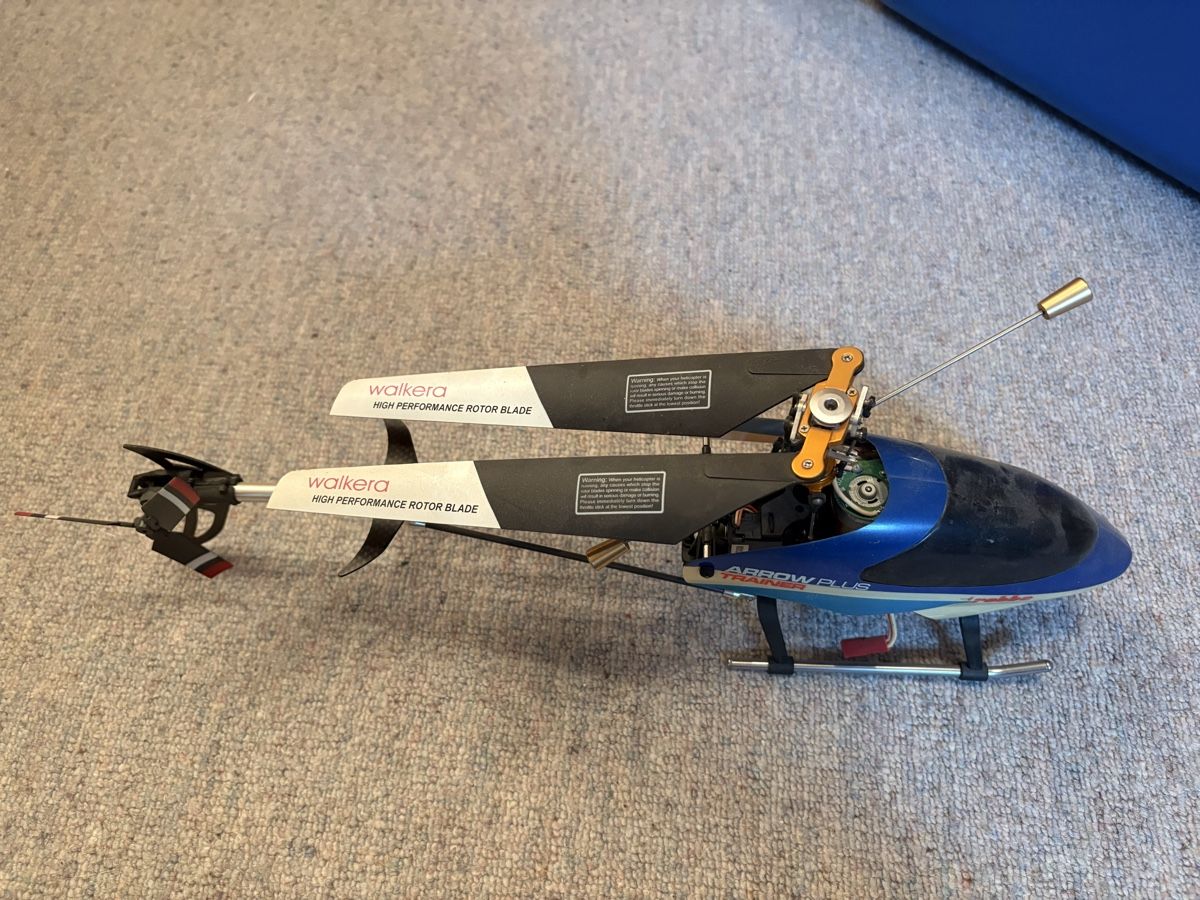 Modellismo RC: Walkera Arrow Plus Trainer RC-Helikopter – Usato da Reinach BL venduto da Celine216