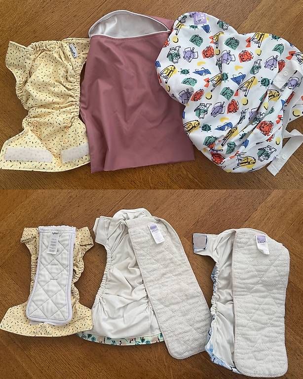 Secchi per pannolini & Pannolini: Stoffwindelpaket AiO – Usato da Baden venduto da mel_v7rg 2