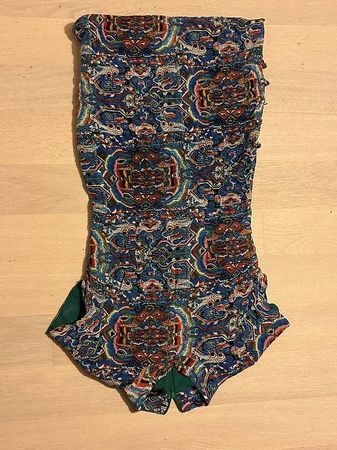 Seidenkleid handgemacht Gr 36