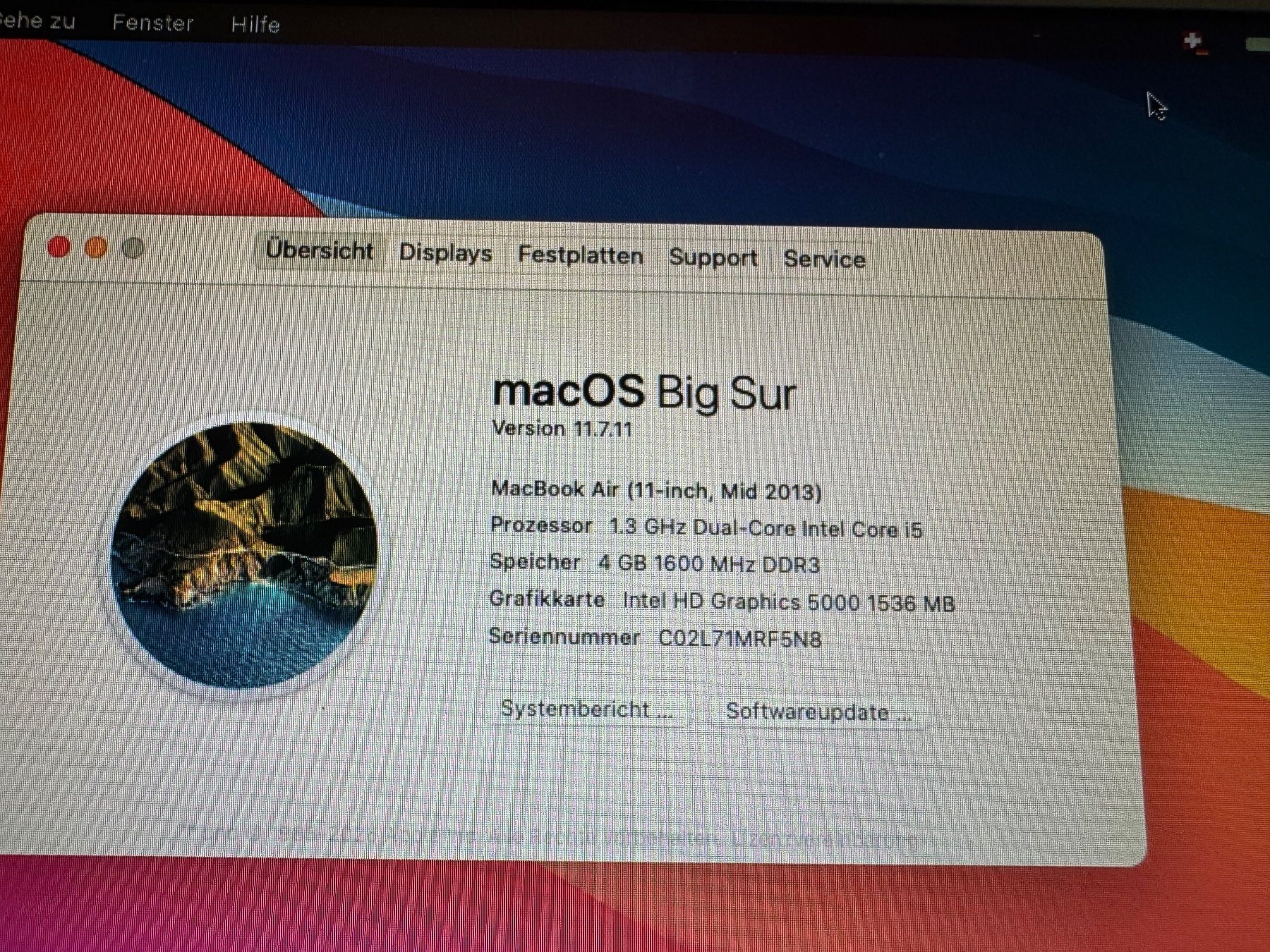 Apple Notebook: MacBook Air 11 – Usato da Adliswil venduto da Busys 1