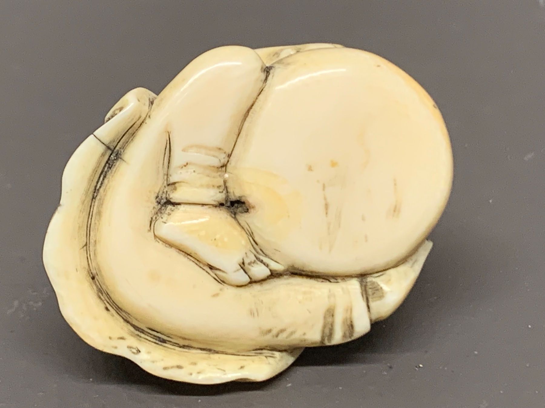Figuren: Netsuke eines Oni 1. Hälfte 20. Jh Mammut – Gebraucht aus Zürich von boa_5yps 4