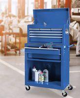 neuer Werkzeugwagen blau inkl. Schlüssel