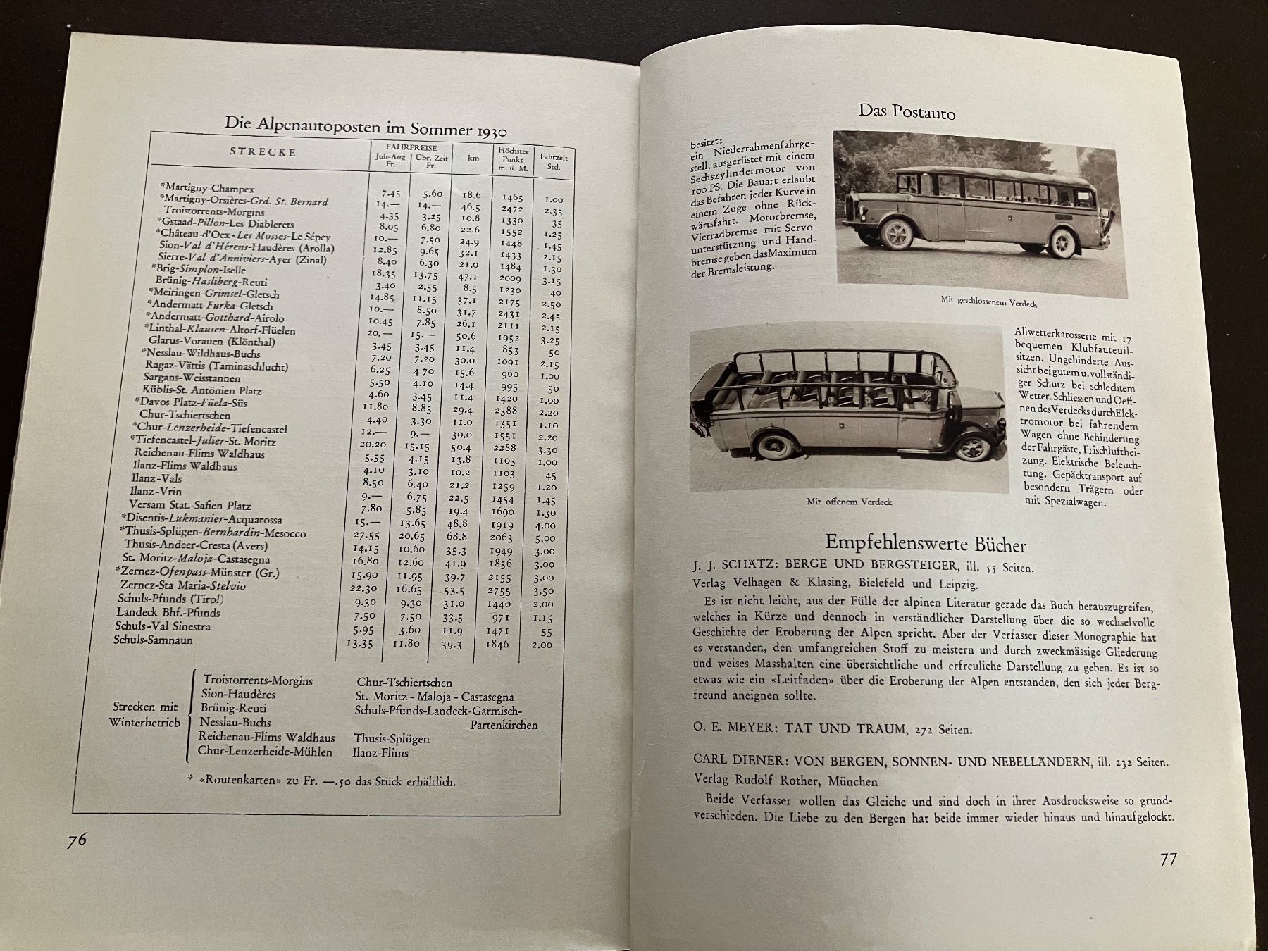 Libri: Das Alpenbuch 2. Ausgabe - Postauto – Usato da Menziken venduto da timbuktu1001 7