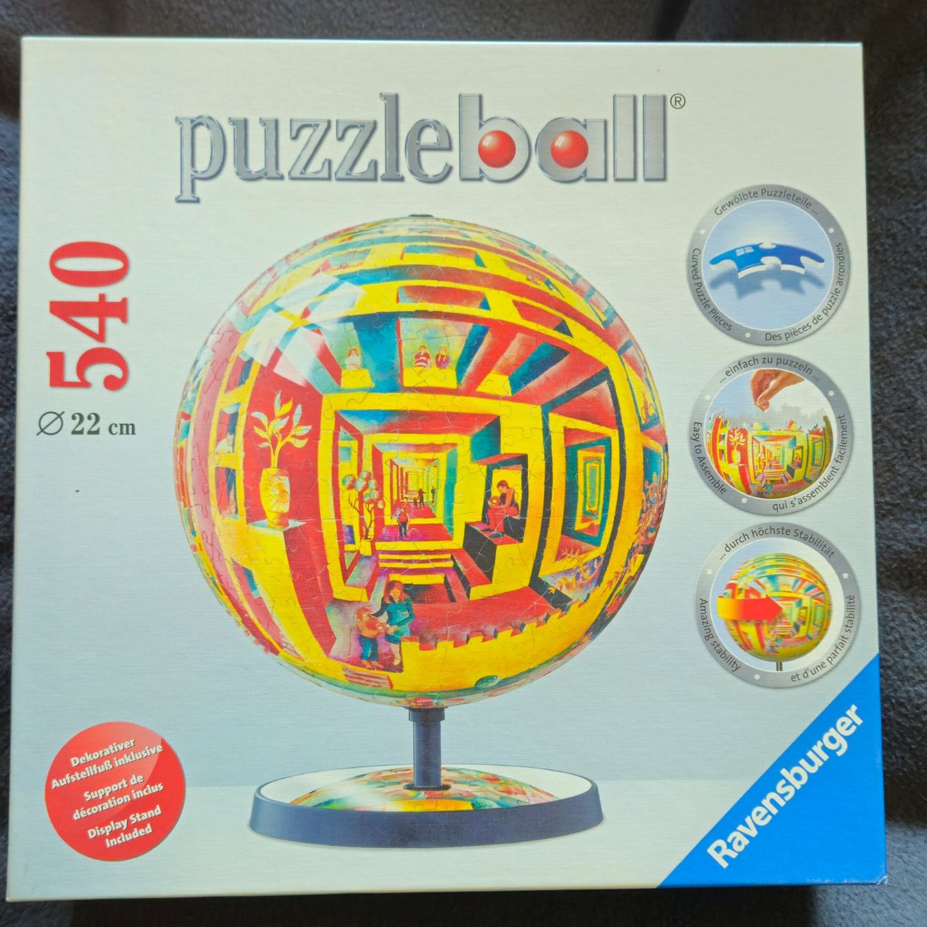 Ravensburger Puzzle: Puzzleball 540 pièces Ravensburger - 3D 22cm – Usato da Marin-Epagnier venduto da Ghislaine0