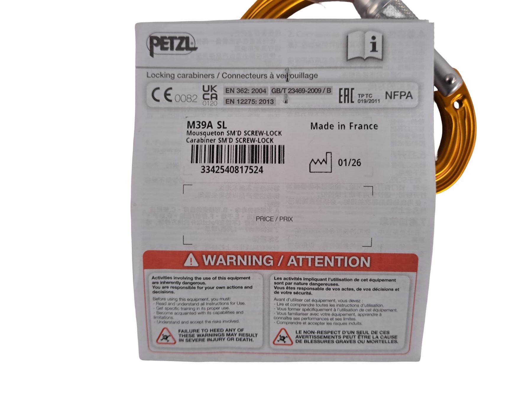 Attrezzatura da arrampicata: PETZL Karabiner Set – Nuovo (secondo la descrizione) da Männedorf venduto da Restwert_Maennedorf 4
